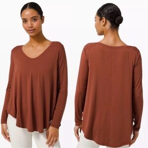 Lululemon Up for Down Time Long Sleeve Shirt